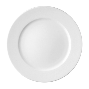 Talerz płaski o średnicy 31 cm, biała porcelana | RAK, Banquet
