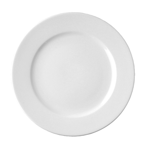 Talerz płaski o średnicy 29 cm, biała porcelana | RAK, Banquet