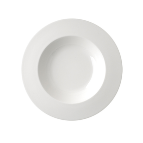 Biały talerz głęboki 23 cm, porcelana | RAK, Fine Dine