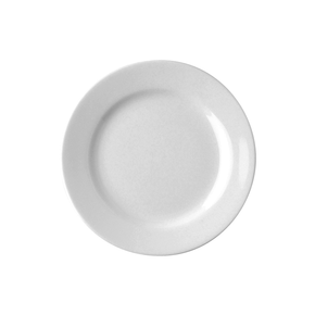Talerz płaski o średnicy 15 cm, biała porcelana | RAK, Banquet