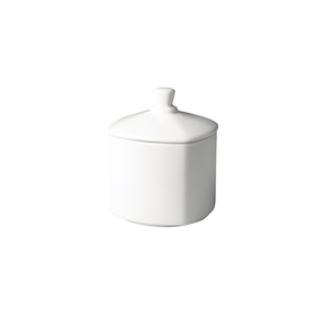 Porcelanowa cukiernica z pokrywką, 250 ml, biała porcelana | RAK, Ska