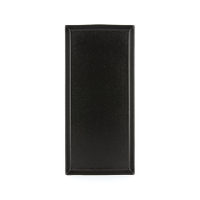 Czarny talerz prostokątny 32,5 x 15 cm | REVOL, Equinoxe