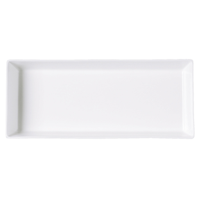 Prostokątny talerz płaski 47x20x6 cm, biały | RAK, Buffet