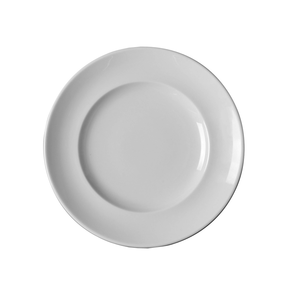 Talerz płaski - okrągły o średnicy 19 cm, biała porcelana  | RAK, Classic Gourmet