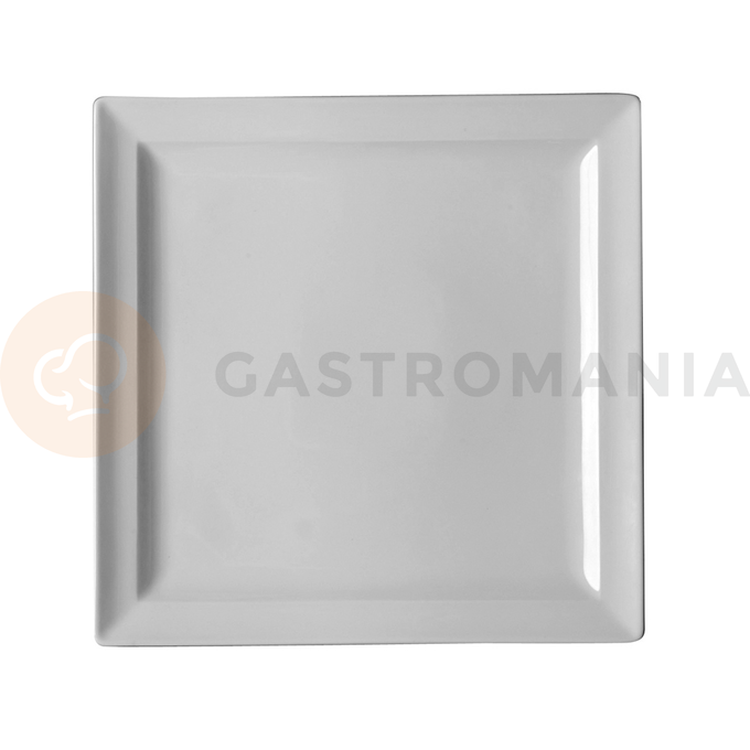 Talerz płaski - kwadratowy 24x24 cm, biała porcelana | RAK, Classic Gourmet