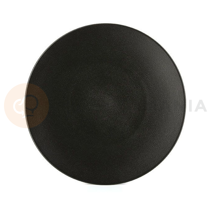 Czarny talerz płaski 16 cm | REVOL, Equinoxe