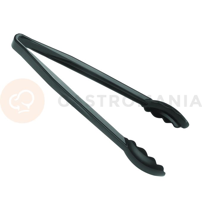 Szczypce łyżkowate z poliwęglanu w kolorze czarnym o długości 30,5 cm  | CAMBRO, CM-12TGS110