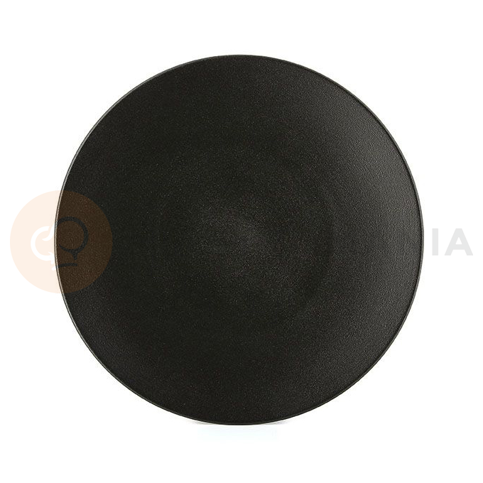 Czarny talerz płaski 26 cm | REVOL, Equinoxe