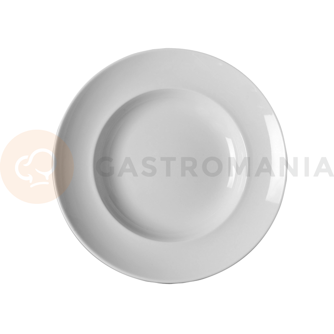 Talerz głęboki - okrągły o średnicy 26 cm, biała porcelana  | RAK, Classic Gourmet