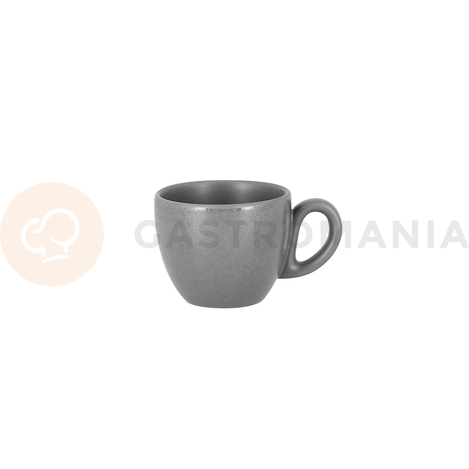 Filiżanka do espresso 80 ml, szara porcelana | RAK, Shale
