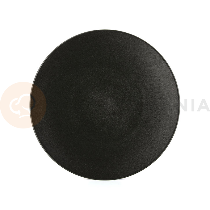 Czarny talerz płaski 21,5 cm | REVOL, Equinoxe