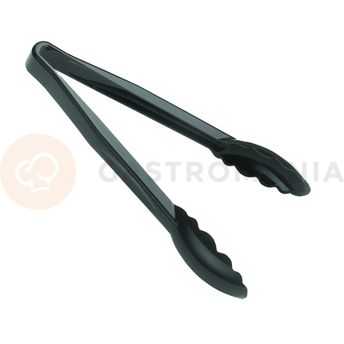 Szczypce łyżkowate z poliwęglanu w kolorze czarnym o długości 23 cm  | CAMBRO, CM-9TGS110