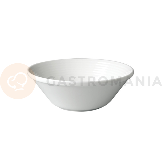 Misa do sałatek sztaplowana o pojemności 1180 ml, biała porcelana | RAK, Rondo