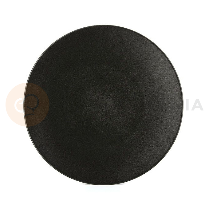 Czarny talerz płaski 24 cm | REVOL, Equinoxe