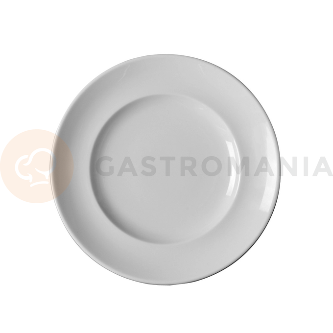 Talerz płaski - okrągły o średnicy 19 cm, biała porcelana  | RAK, Classic Gourmet