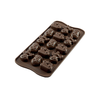 Forma do pralin i czekoladek - zima, 33x27x15 mm, 116 ml - SCG23 Choco Winter | SILIKOMART, Easychoc