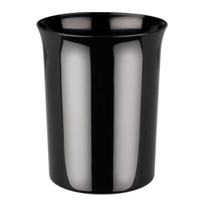 Stołowy pojemnik na odpadki z czarnego polipropylenu o średnicy 11x14 cm | APS, 02039
