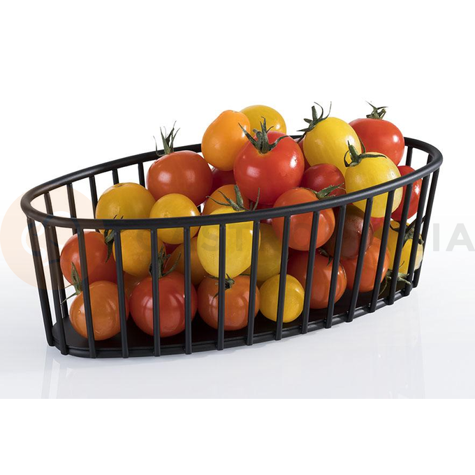 Koszyk z metalu na pieczywo lub owoce 21 x 10 cm | APS, Urban