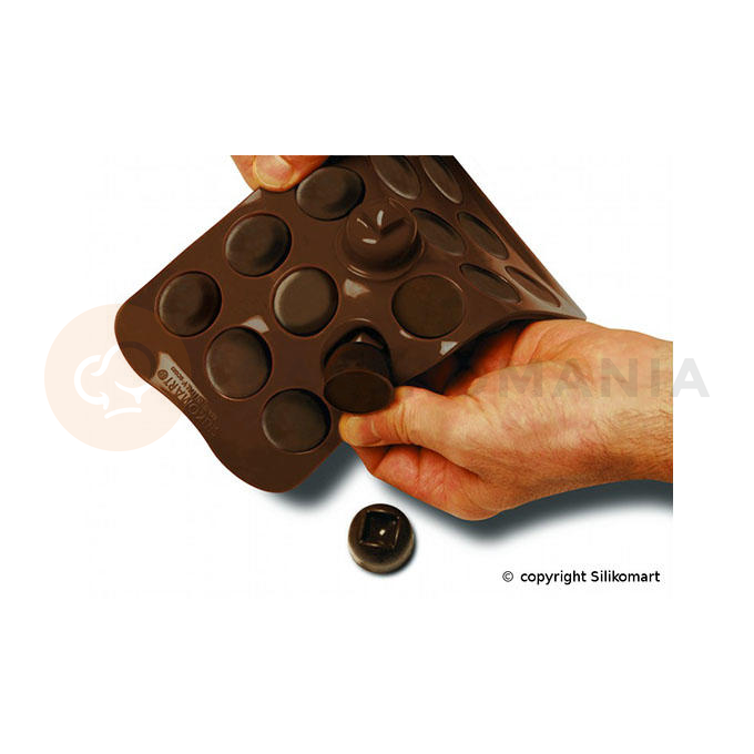Forma do pralin i czekoladek - święta, 34x34x18,5 mm, 4 ml - SCG06 Christmas | SILIKOMART, Easychoc