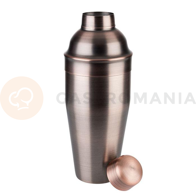 Shaker stalowy w miedzianym kolorze o pojemności 0,7 l | APS, Classic