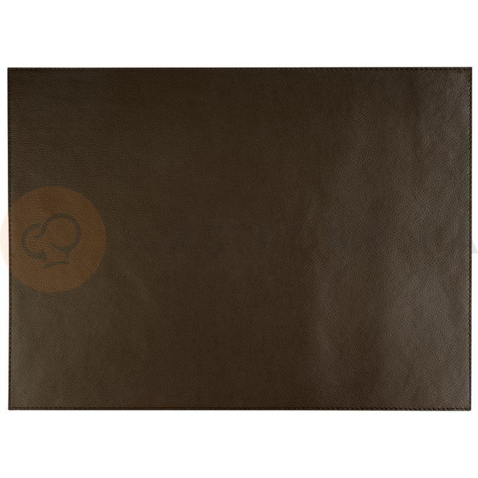 Podkładka na stół 45 x 32,5 cm, w kolorze brązowym | APS, Kunstleder