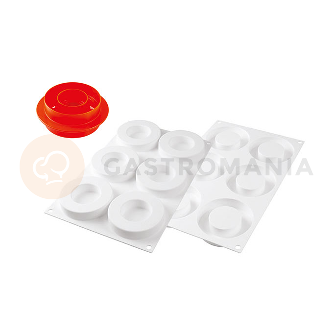 Forma do deserów, ciast + obcinak - 85/50 mm, 18 mm - The Ring 65 | SILIKOMART, Round