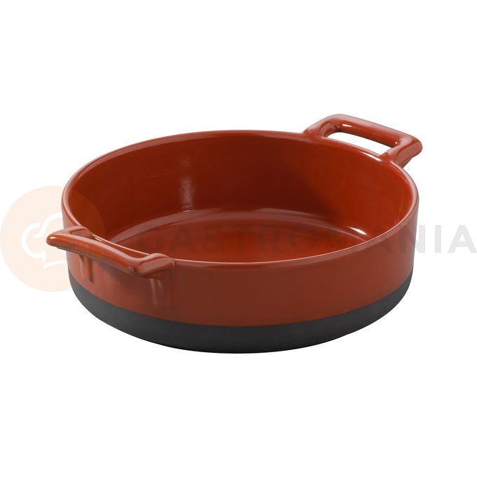 Naczynie okrągłe, głębokie 18,5 cm, czerwona porcelana | REVOL, Belle Cuisine Eclipse