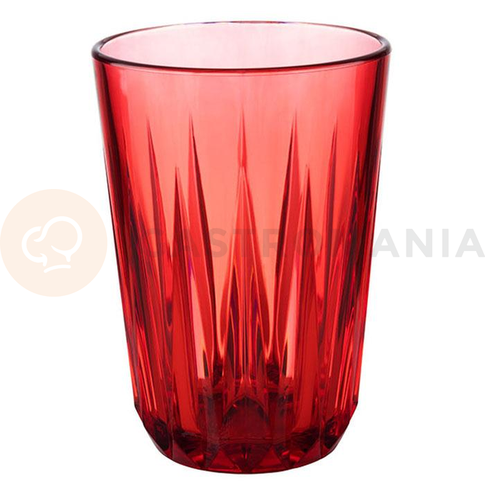 Szklanka z czerwonego tritanu o pojemności 0,15 l | APS, Crystal