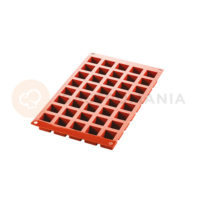 Silikonowa forma na ciasta i desery - sześcian, 45x 24x24x24 mm, 13 ml - SF263 Small Cube | SILIKOMART, Square