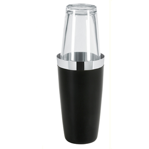 Boston Shaker o pojemności 0,8 l ze szklanicą w kolorze winylowym | BAREQ, Bar Profesional