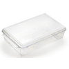 Pudełko z pokrywą z tworzywa sztucznego na tiramisu, 27,5 x 18 x 5,5 cm | ALCAS, 132/3