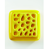 Silikonowa forma do wykończenia deserów 3D - 297x175 mm, 2 szt., 135x135x10 mm, 80 ml - TOP02S | PAVONI, Sponge