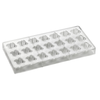 Forma z tritanu do pralin - 21 szt., 30x30x18 mm, 10 gr - PC12FR | PAVONI, Innovation