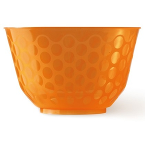 Miseczka Scoop z pomarańczowego tworzywa na desery, 0,5 l, komplet 50 sztuk | ALCAS, 140/8