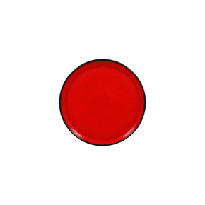 Talerz płaski okrągły 27 cm, czerwony | RAK, Fire