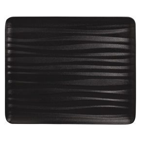 Półmisek prostokątny, czarny 32,5 x 26,5 cm | RAK, Shared