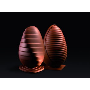 Forma do czekolady - jajko, 130x200 mm, 350 g - KT92 | PAVONI, Galà