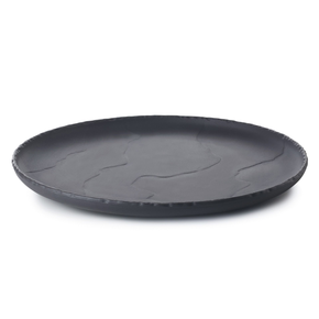 Talerz płaski, czarny o średnicy 26 cm | REVOL, Basalt