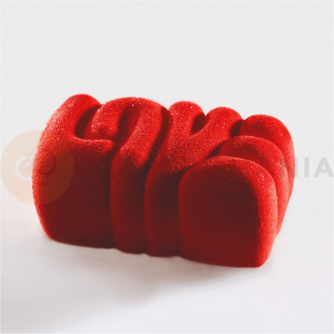 Silikonowa forma do deserów 3D - Love, 166x103x40 mm, 550 ml - KE061S | PAVONI, Lovely