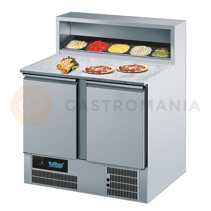 Stół chłodniczy do pizzy 270 l, 950x680x1120 mm | RILLING, AKT P0795 00EV