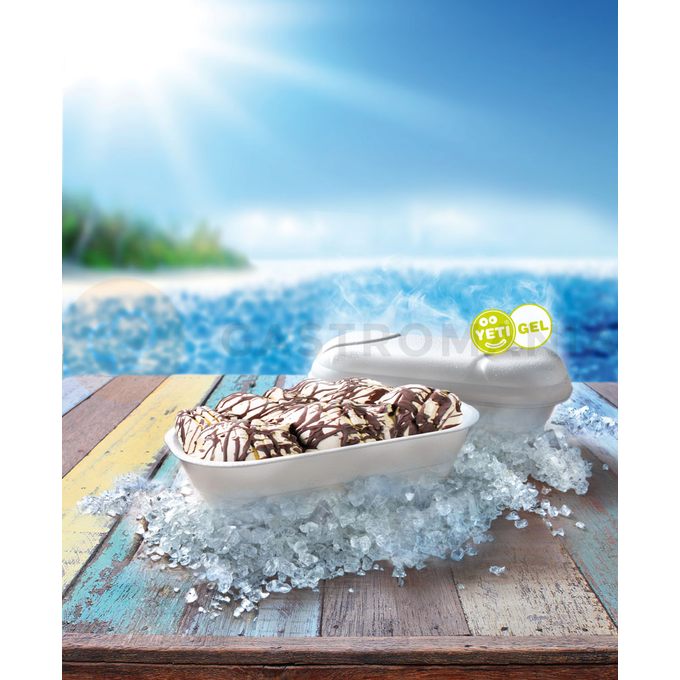 Pojemnik termoizolacyjny na lody na wynos 350 ml YetiGel XS | ALCAS, 315/1