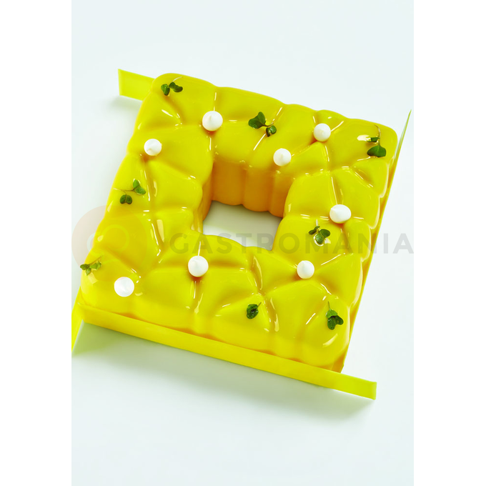 Silikonowa forma do deserów 3D - 150x150x55 mm, 1000 ml - KE037S | PAVONI, Square