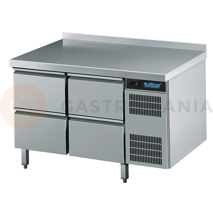 Stół chłodniczy z 4 szufladami 270 l, 1250x700x850 mm | RILLING, AKT EK721 1601-2/2