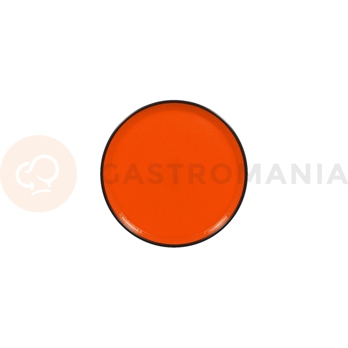 Talerz płaski okrągły 27 cm, pomarańczowy | RAK, Fire