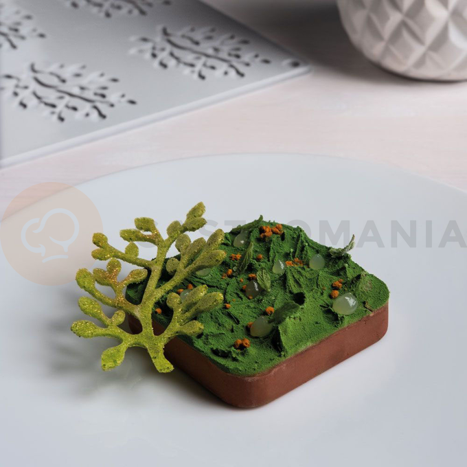 Silikonowa forma do przystawek 8x gałązka bonsai 80x55x2 mm, 3 ml, 300x175 mm - GG030S | PAVONI, Bonsai