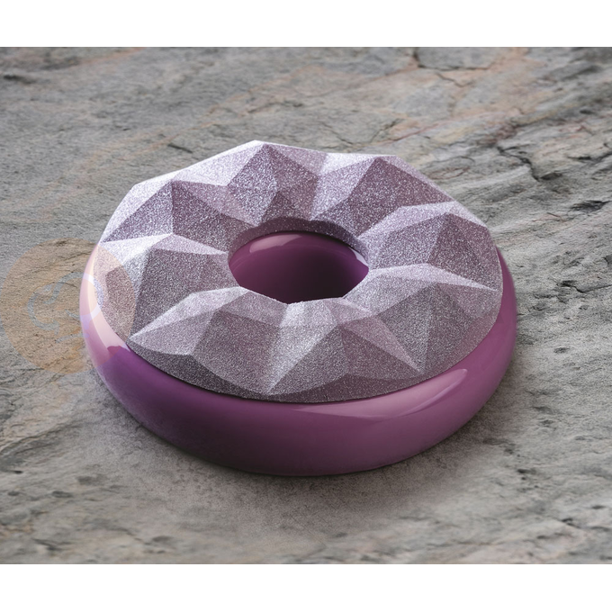Zestaw - silikonowa forma do deserów 3D + top - 180 mm, 848+256 ml - KE071S | PAVONI, Louvre
