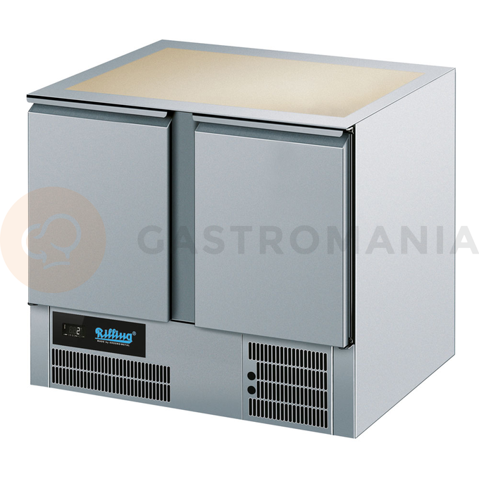 Stół chłodniczy z 2 drzwiami - bez blatu 270 l, 950x680x800 mm | RILLING, AKT T0795 0UEV