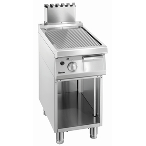 Gazowa płyta grillowa serii 700, ryflowana 400x700x850 mm | BARTSCHER, 2855071