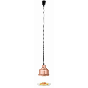Lampa grzewcza IWL250D KU o średnicy 230 mm z regulacją wysokości, kolor miedziany | BARTSCHER, 114274