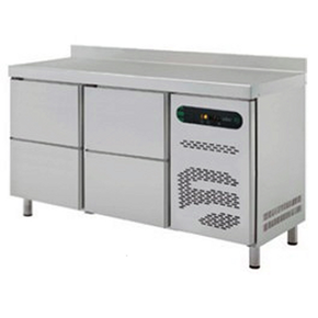 Stół chłodniczy z czterema szufladami 101 l GN 1/1, 1342x700x850 mm, Green Line | ASBER, GTP-7-135-04 D